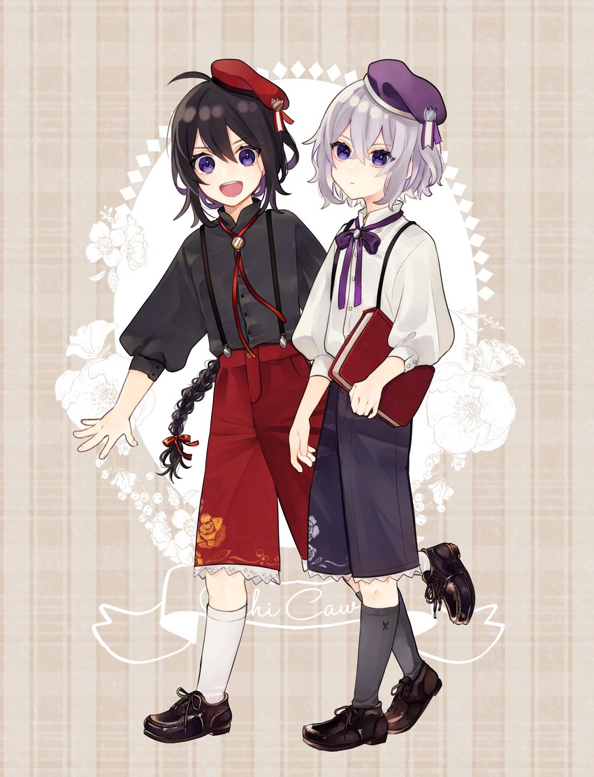 namazuo toushirou and honebami toushirou (touken ranbu) drawn by asuma_(hanezu)