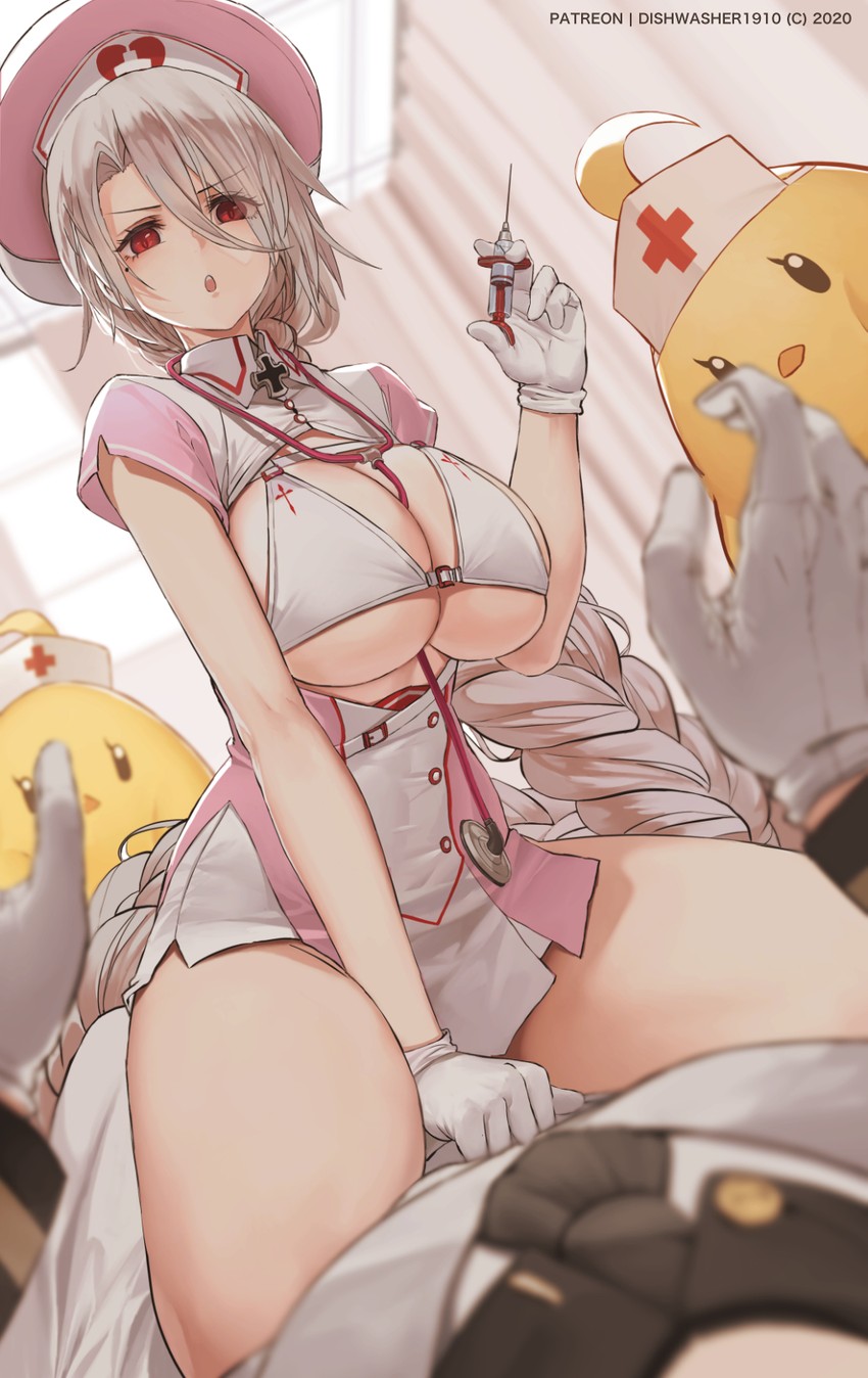 manjuu, commander, and prinz heinrich (azur lane) drawn by dishwasher1910