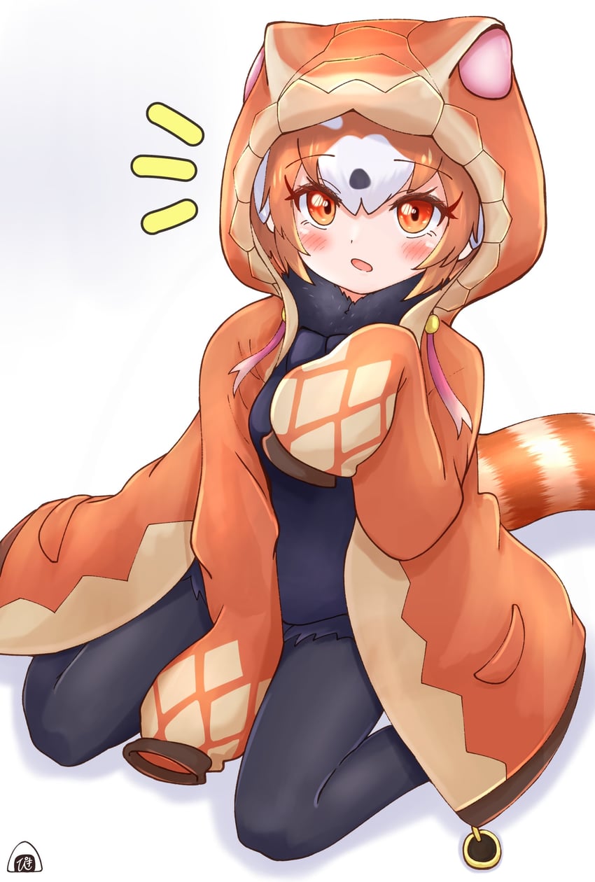 red panda and taipan (kemono friends) drawn by piki_(zuru-pikio)