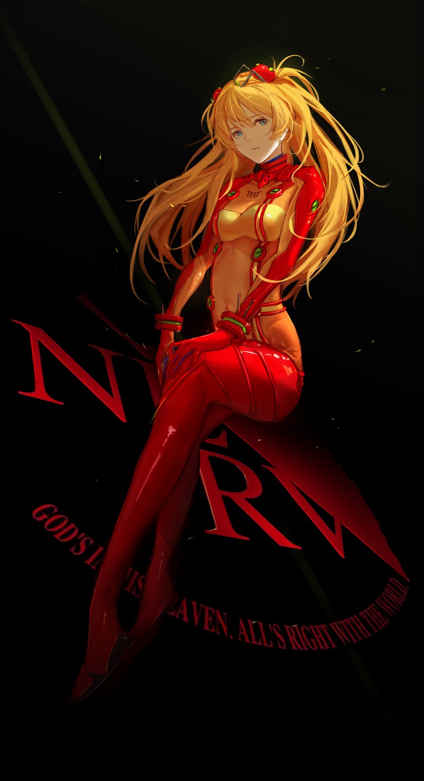 souryuu asuka langley (neon genesis evangelion and 2 more) drawn by mono_(nisemono)