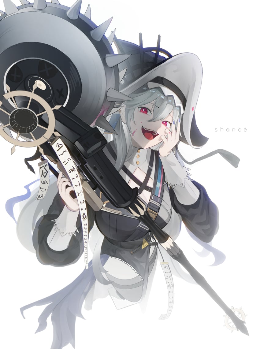 specter and specter the unchained (arknights) drawn by shangzi_(wangmoran)