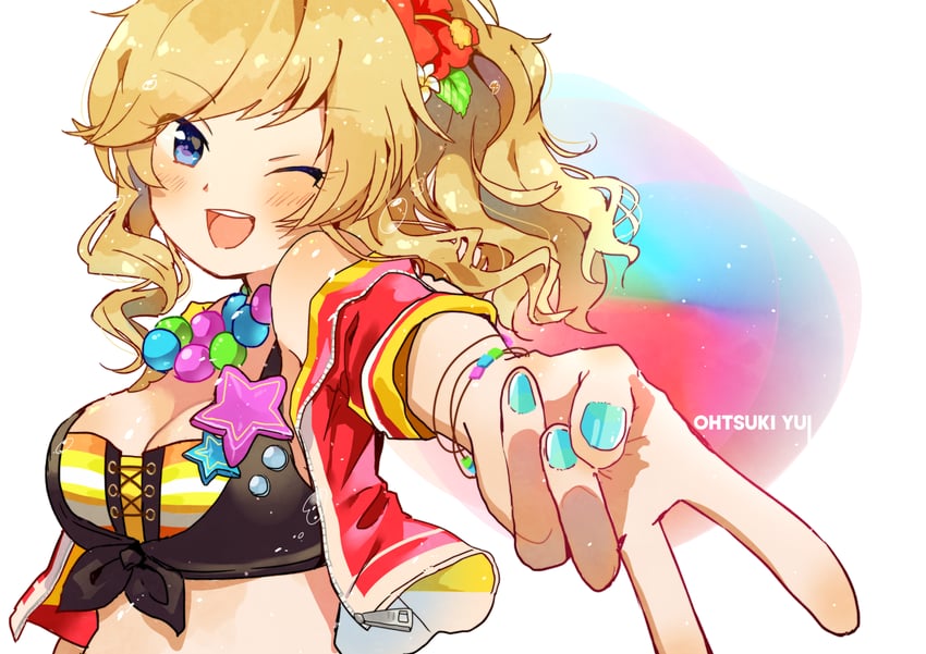 ohtsuki yui (idolmaster and 2 more) drawn by tamagogayu1998