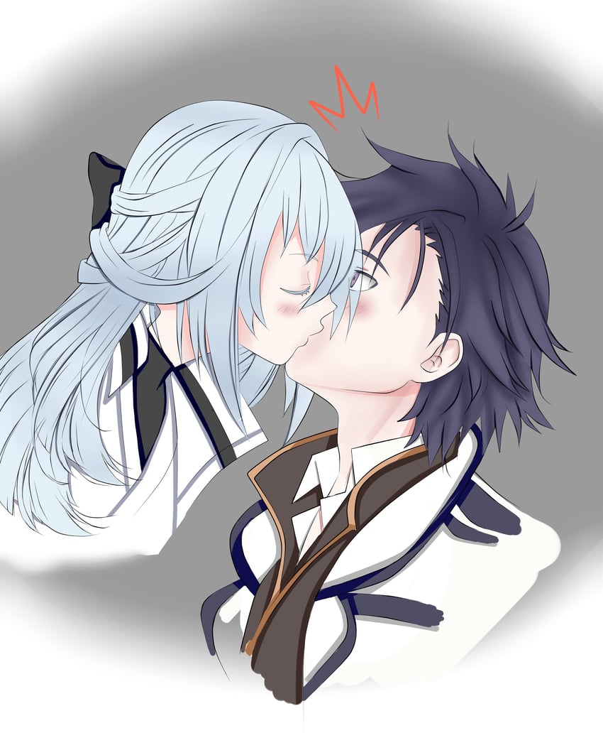 rean schwarzer and shizuna rem misurugi (eiyuu densetsu and 3 more) drawn by vanillahare