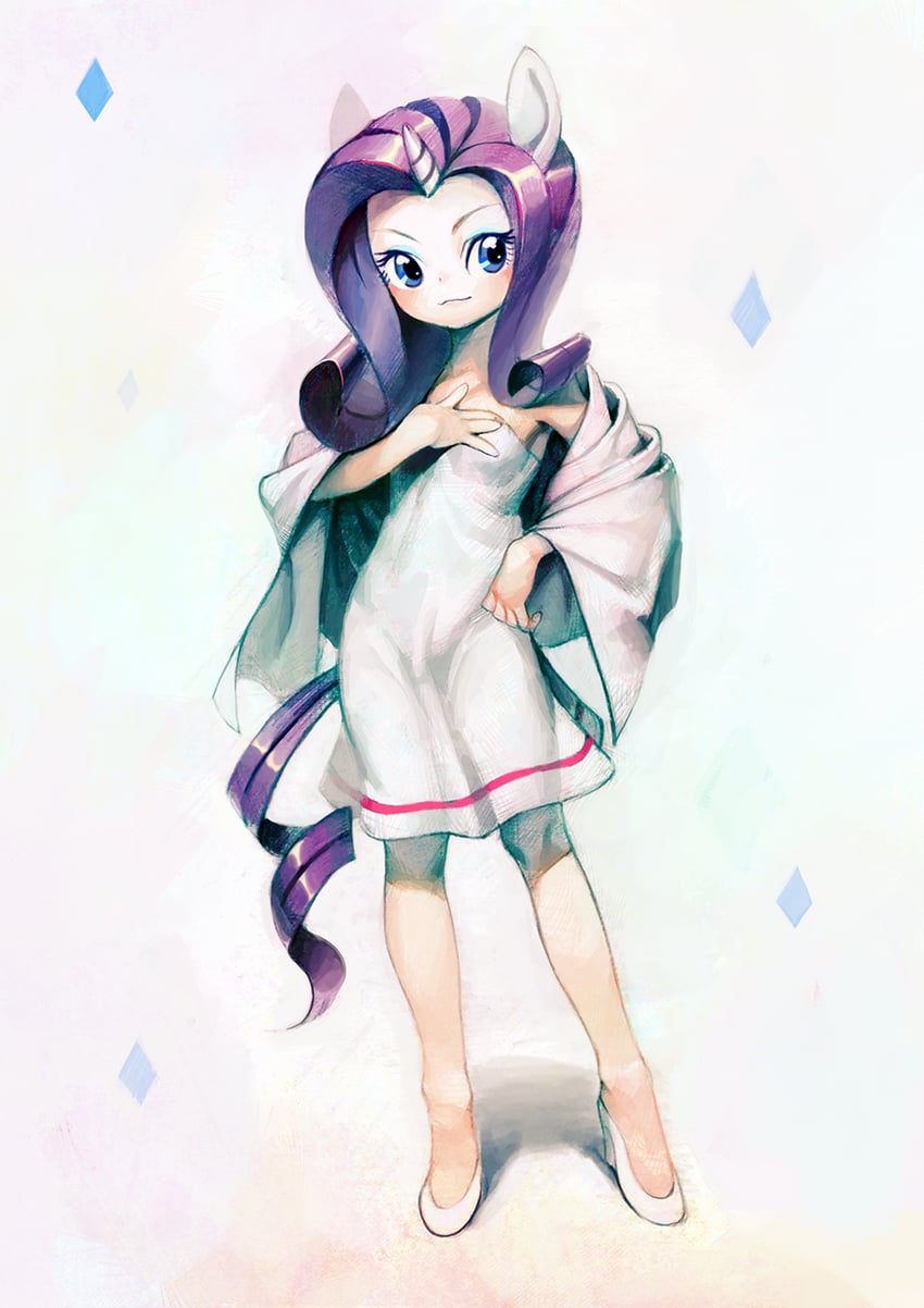 rarity (my little pony and 1 more) drawn by inuki_(aruurara)