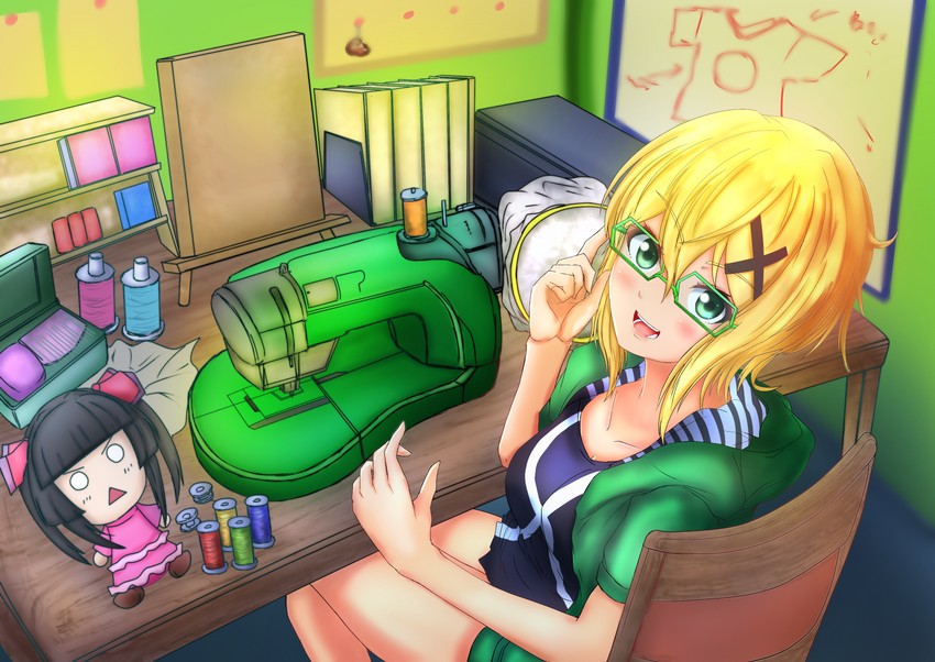 akatsuki kirika and tsukuyomi shirabe (senki zesshou symphogear) drawn by kokona_g