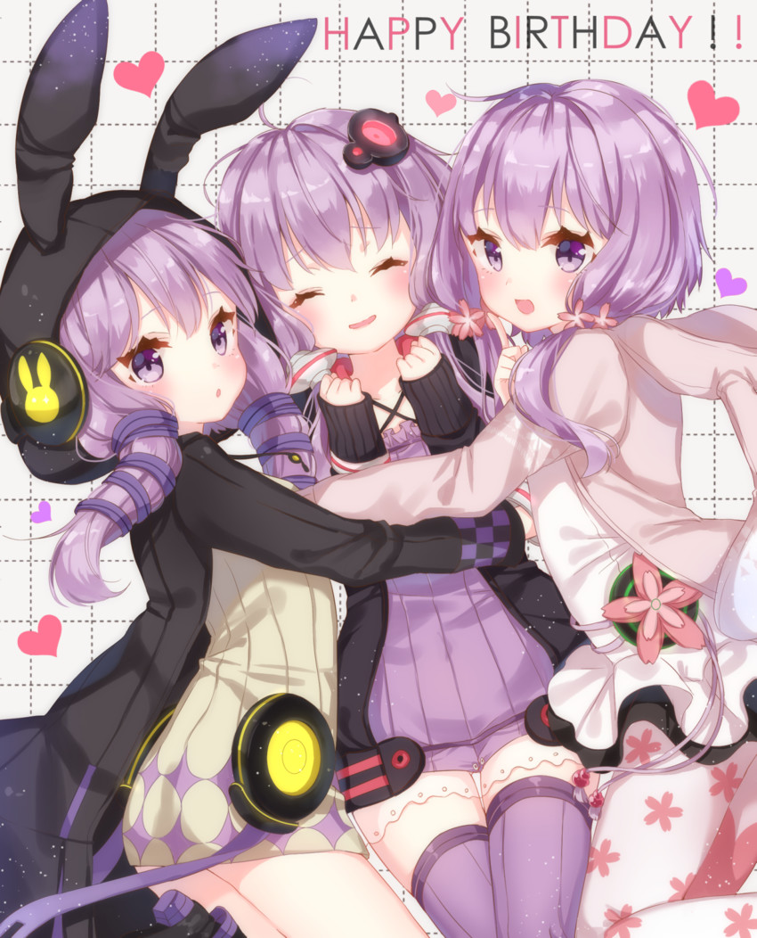 yuzuki yukari (vocaloid and 1 more) drawn by jimmy_madomagi