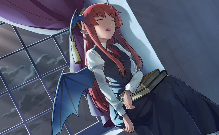 koakuma (touhou and 1 more) drawn by ishizuka_miyuki