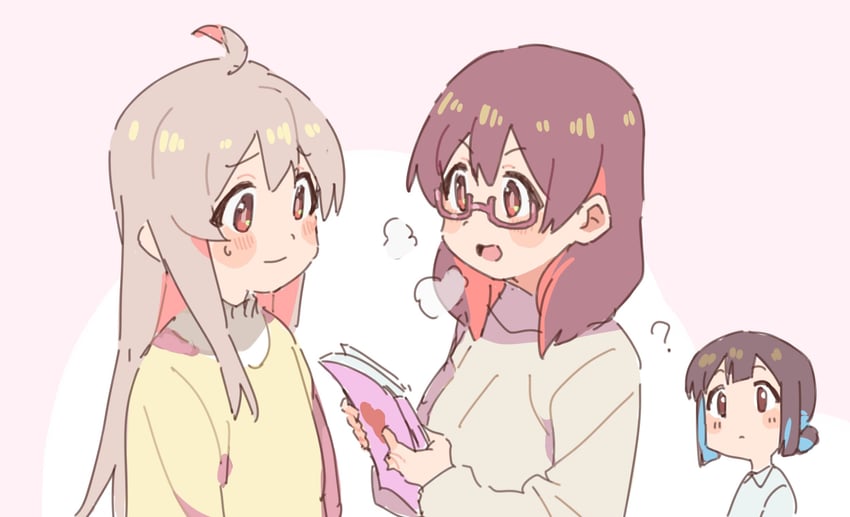 oyama mahiro, hozuki momiji, and murosaki miyo (onii-chan wa oshimai!) drawn by karubi_(karubi465558)