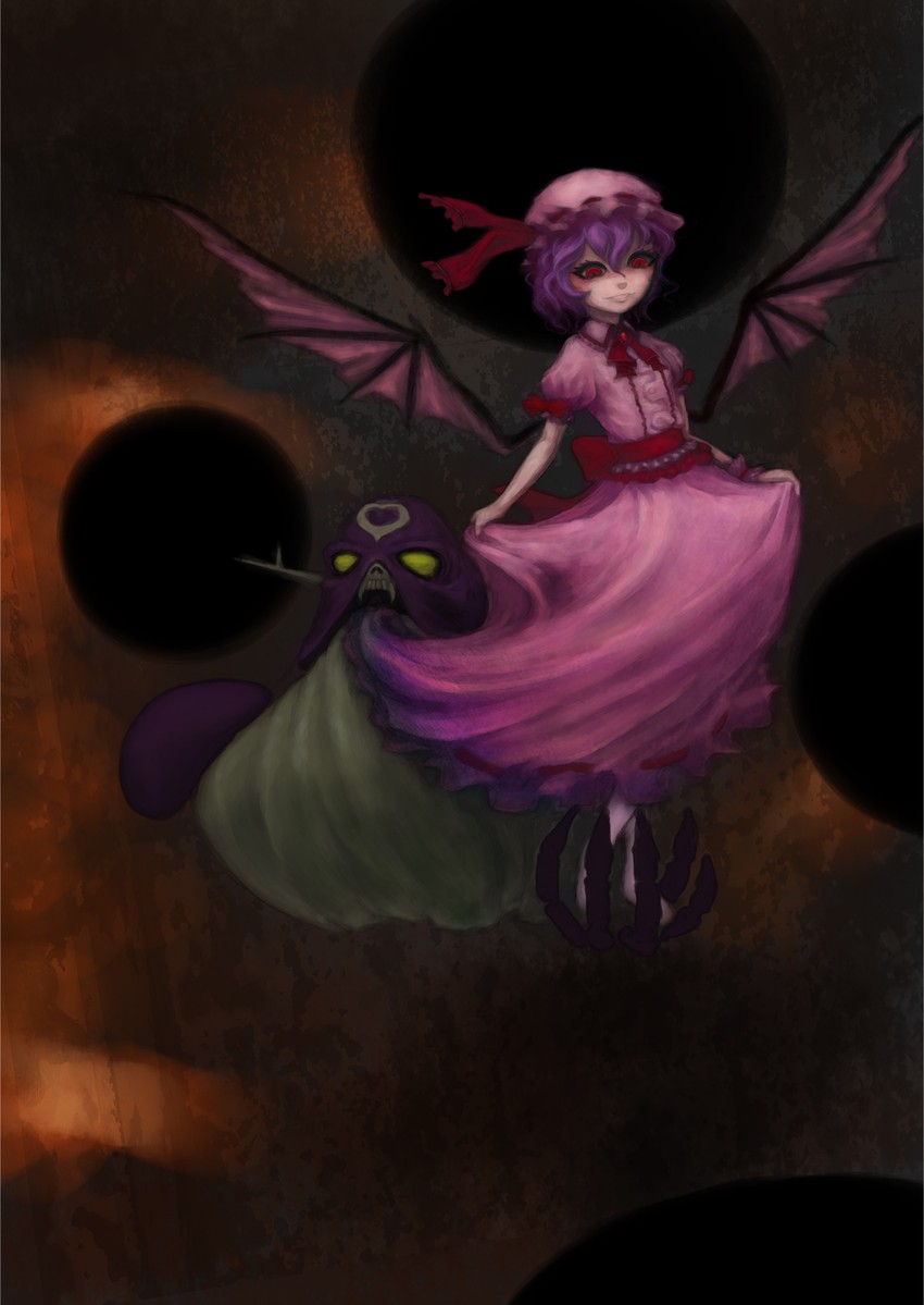 remilia scarlet and cream (touhou and 2 more) drawn by hifuminn