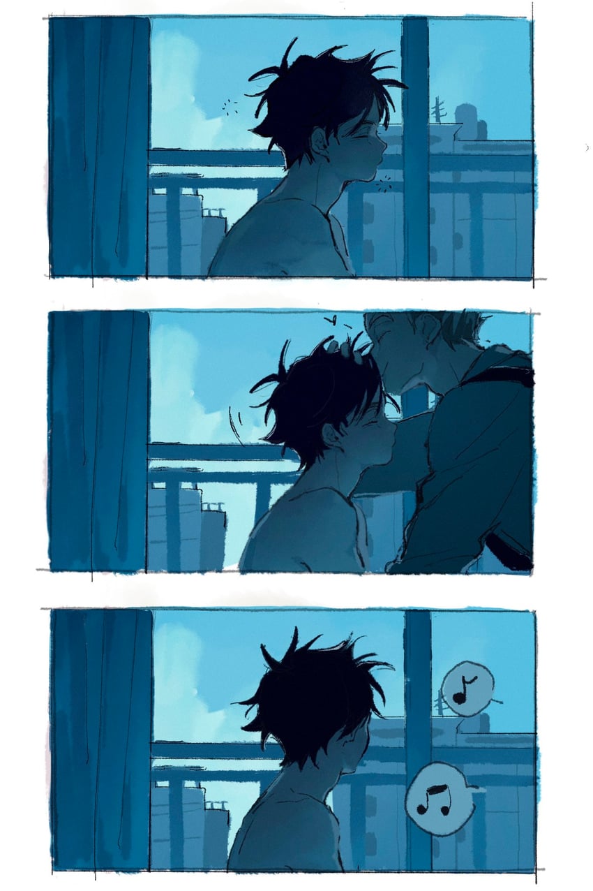bokuto koutarou and akaashi keiji (haikyuu!!) drawn by kaolan_0405
