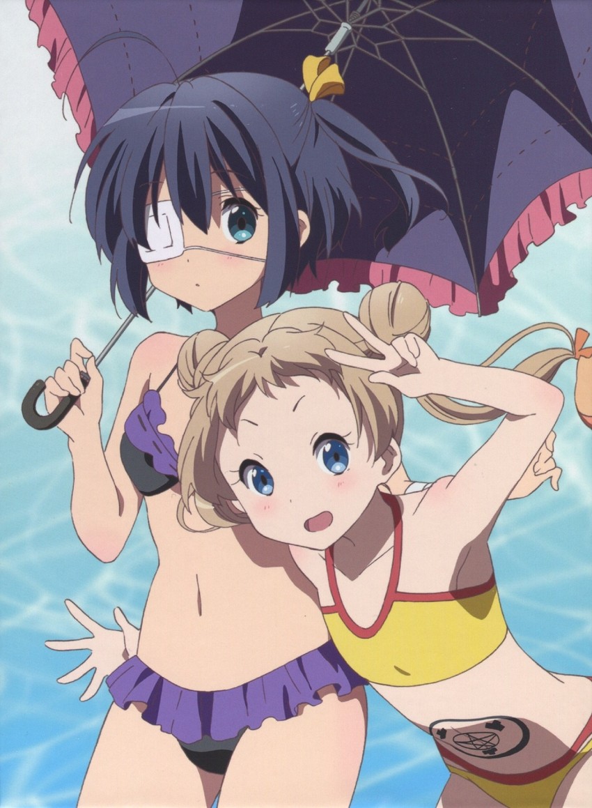 takanashi rikka and dekomori sanae (chuunibyou demo koi ga shitai!)