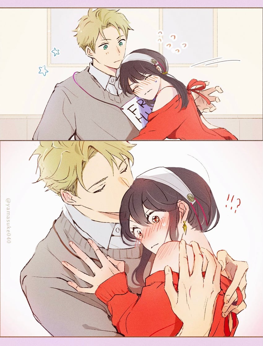 yor briar and twilight (spy x family) drawn by yamasuke040