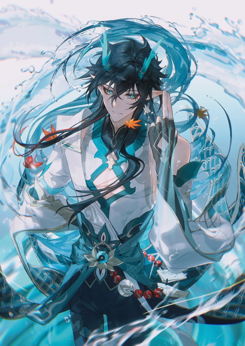 dan heng (honkai and 1 more) drawn by aoma_(xuanzexuexi)