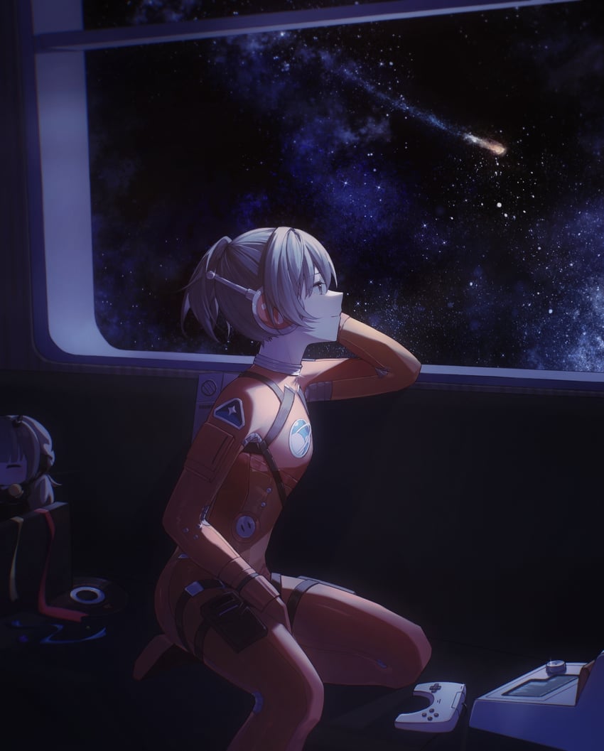 nanami and nanami: starfarer (punishing: gray raven) drawn by zhou_huan_(dgpe2833)