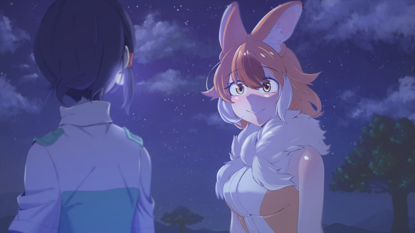 captain and dhole (kemono friends and 1 more) drawn by gm_(ggommu)