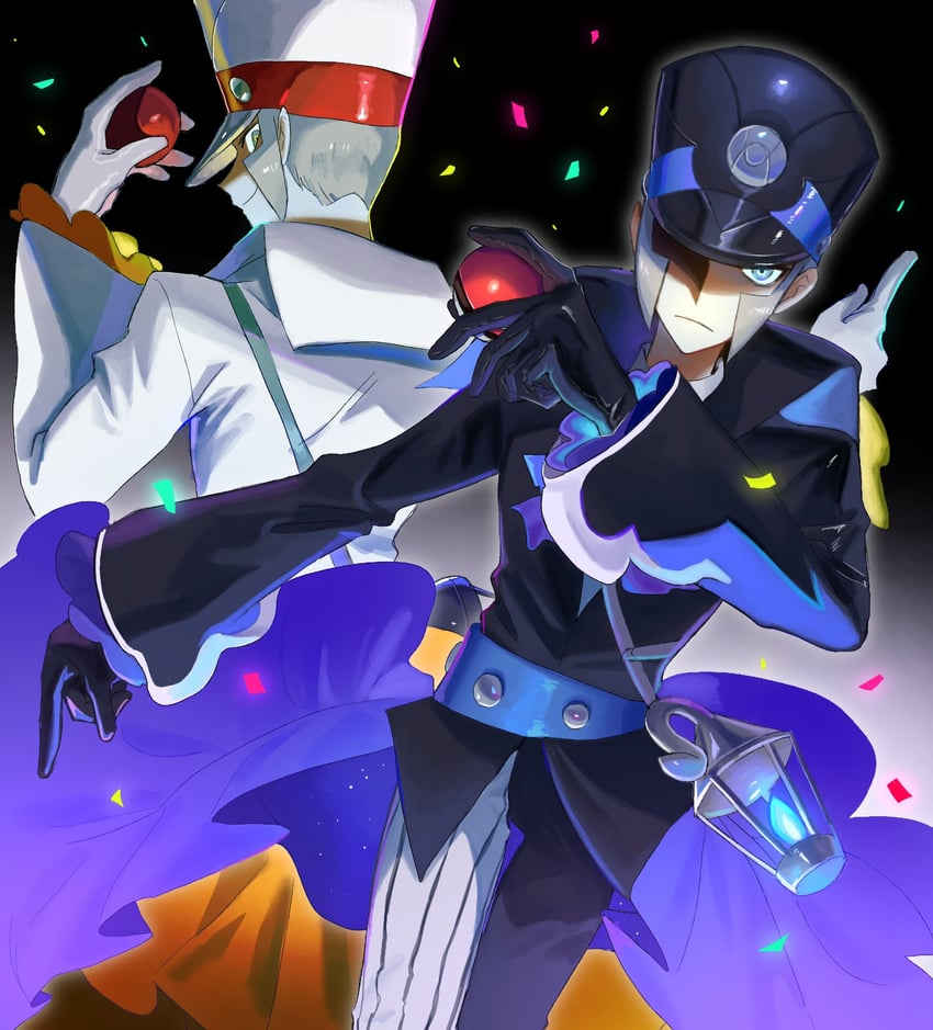 ingo and emmet (pokemon and 1 more) drawn by yoino38