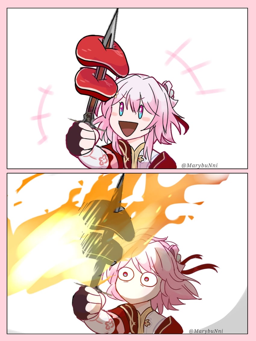march 7th (honkai and 1 more) drawn by mmiklshaek