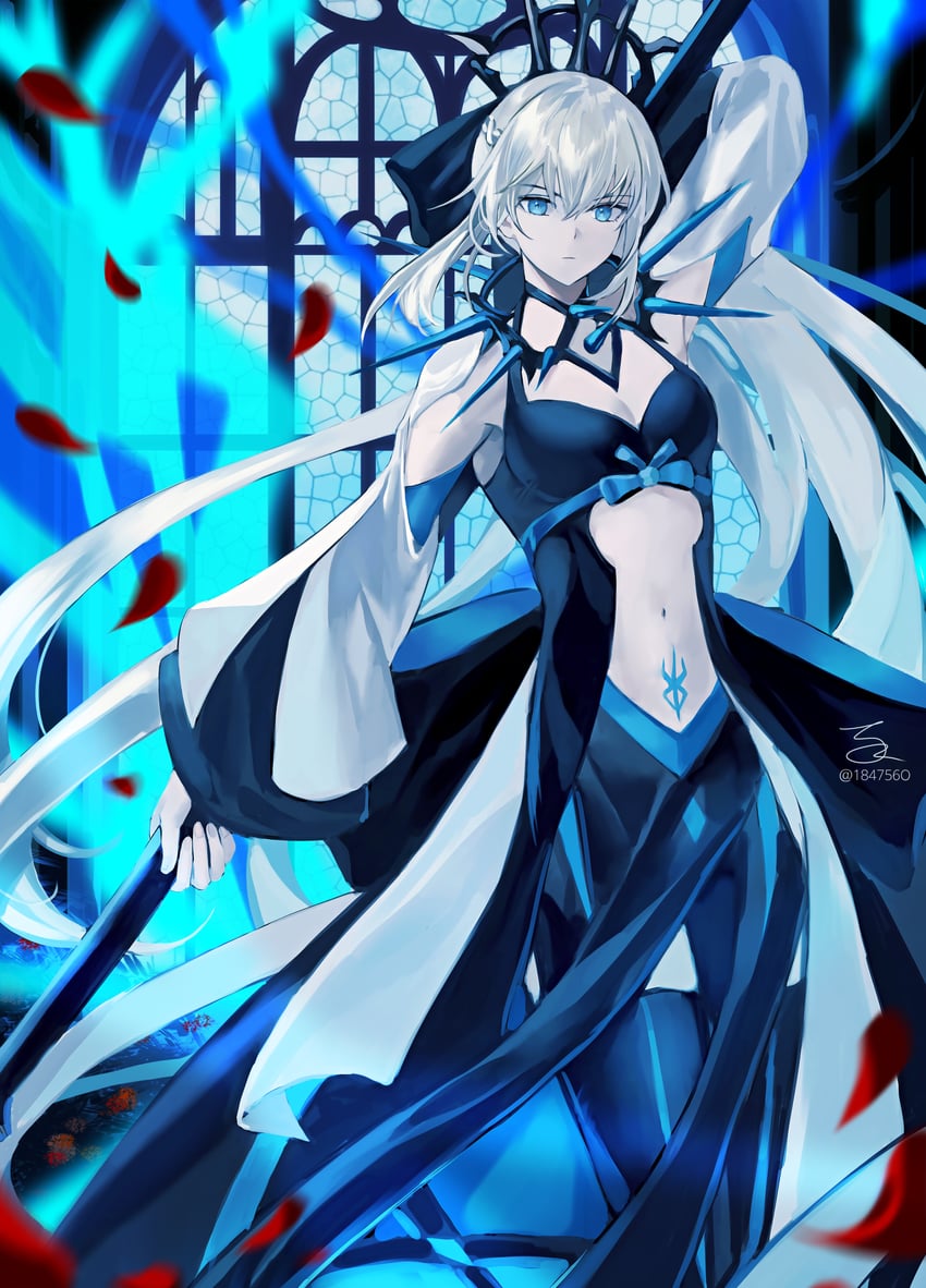 morgan le fay (fate and 1 more) drawn by kou_(184756o)