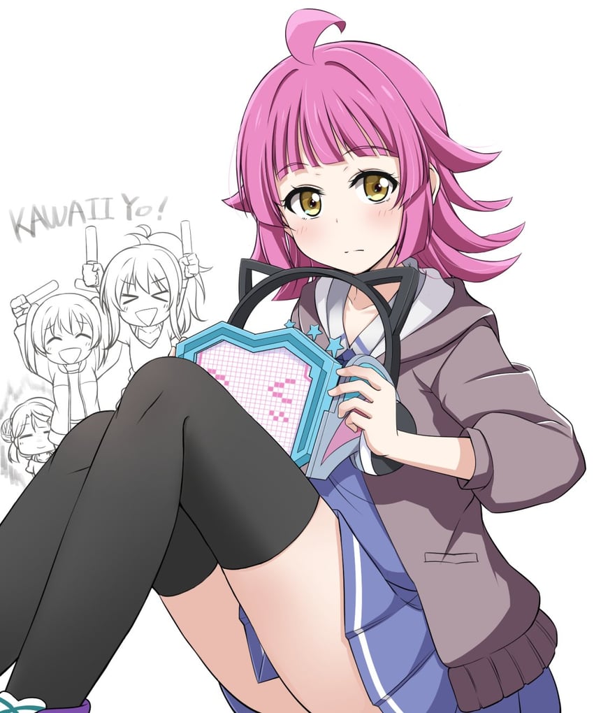 uehara ayumu, takasaki yu, tennoji rina, and miyashita ai (love live! and 1 more) drawn by hoshino_ouka