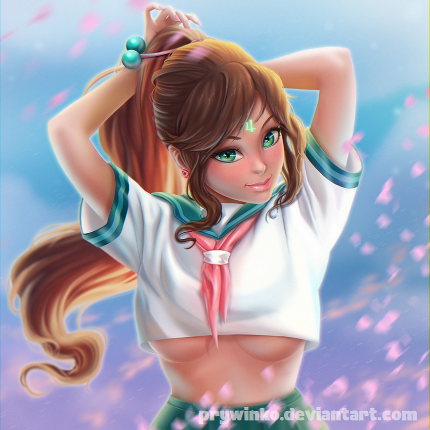kino makoto and sailor jupiter (bishoujo senshi sailor moon) drawn by prywinko