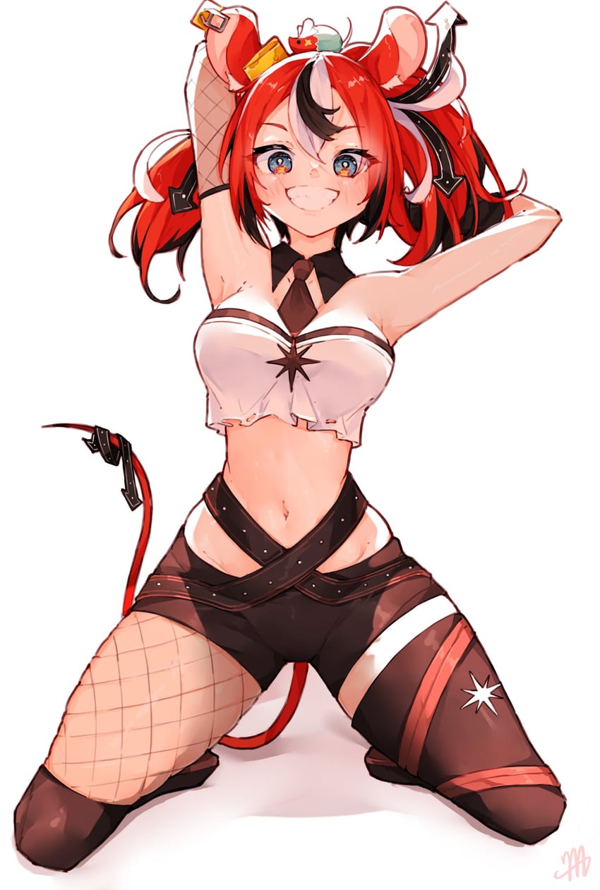 hakos baelz (hololive and 1 more) drawn by ma_draws