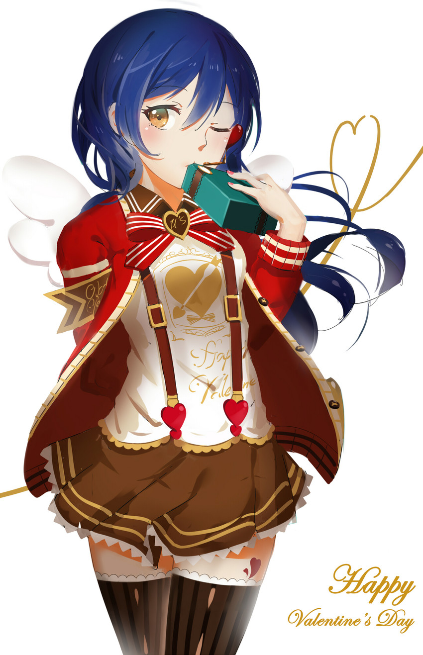 sonoda umi (love live! and 1 more) drawn by lu"
