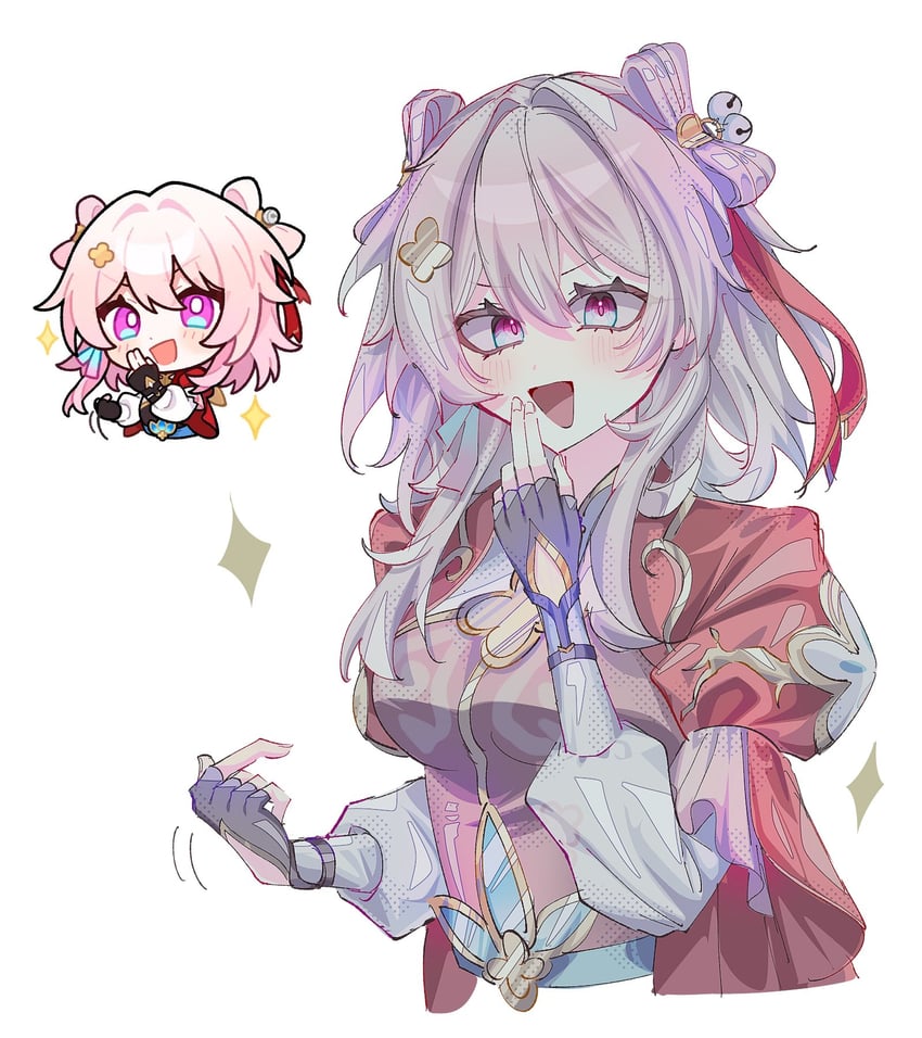 march 7th (honkai and 1 more) drawn by toriniku_(tori_paku2)