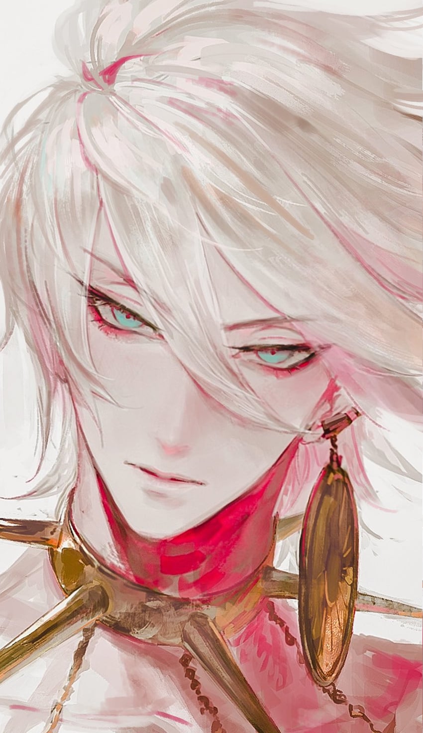 karna (fate and 2 more) drawn by egawa_akira