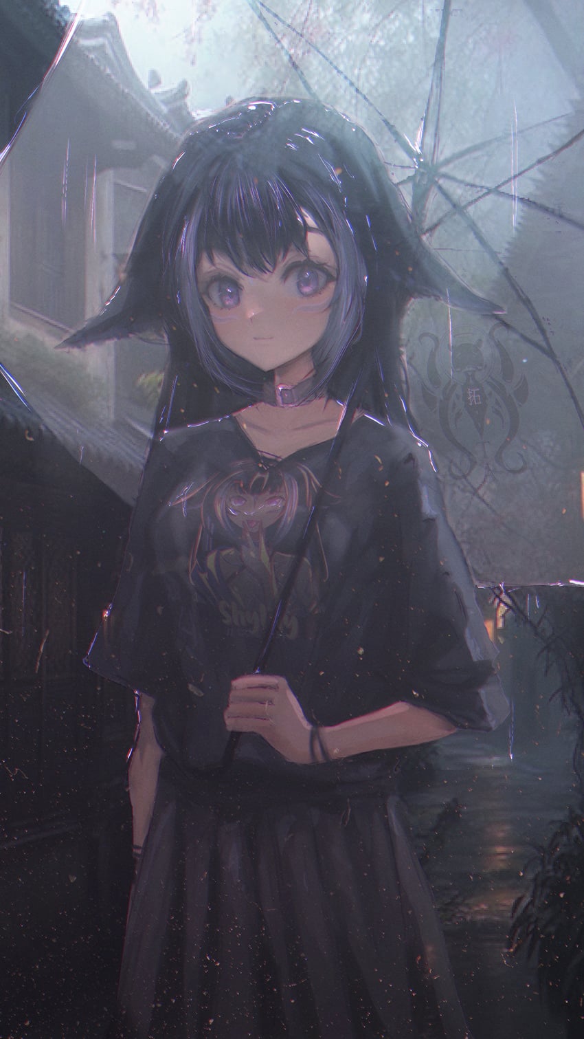 shylily (indie virtual youtuber) drawn by taku_artworks