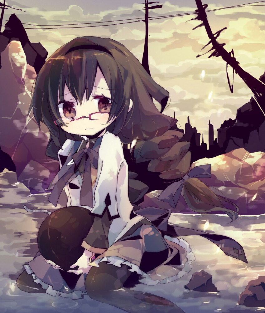 akemi homura (mahou shoujo madoka magica) drawn by ana_(rznuscrf)