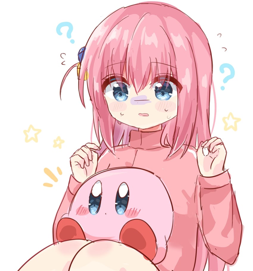gotoh hitori and kirby (bocchi the rock! and 1 more) drawn by mike_mochi