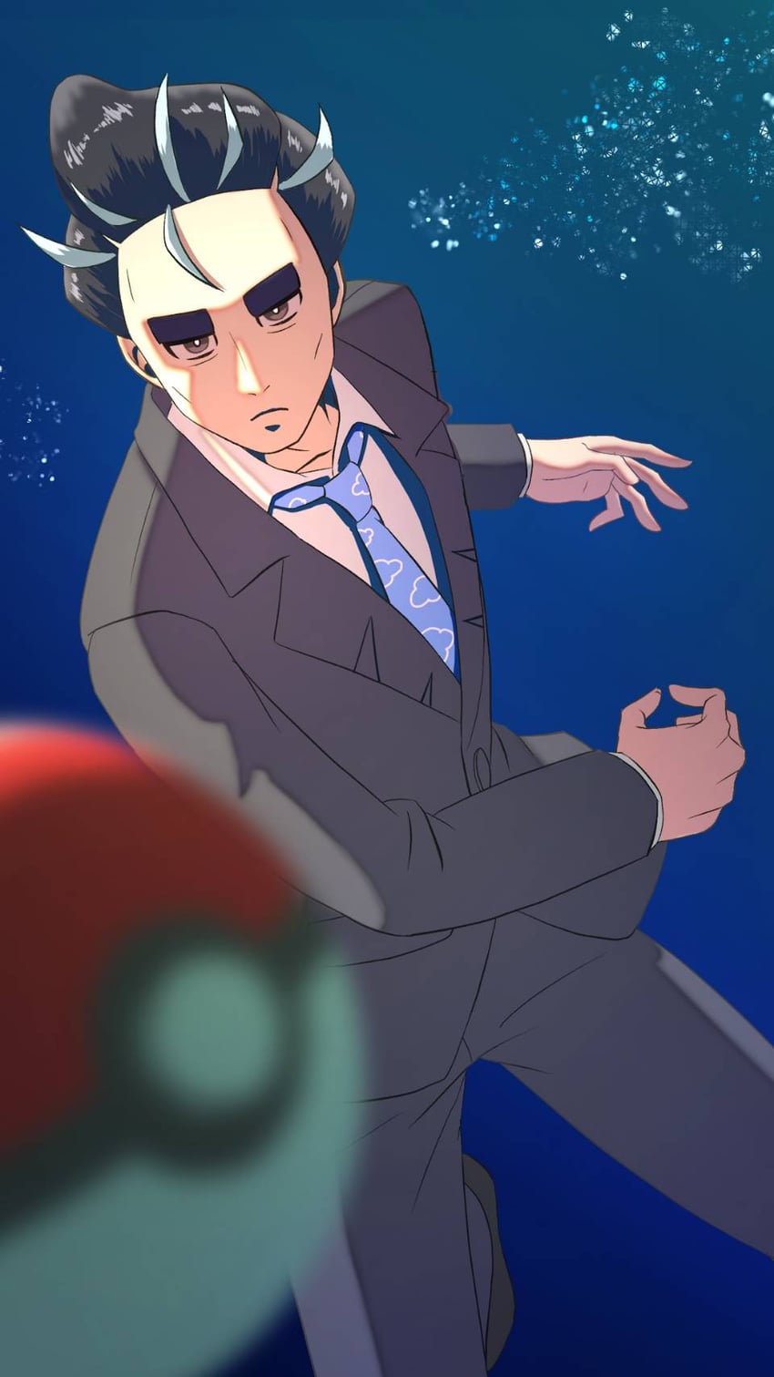 larry (pokemon and 1 more) drawn by kamiyoshi_(amazing_ffxiv)