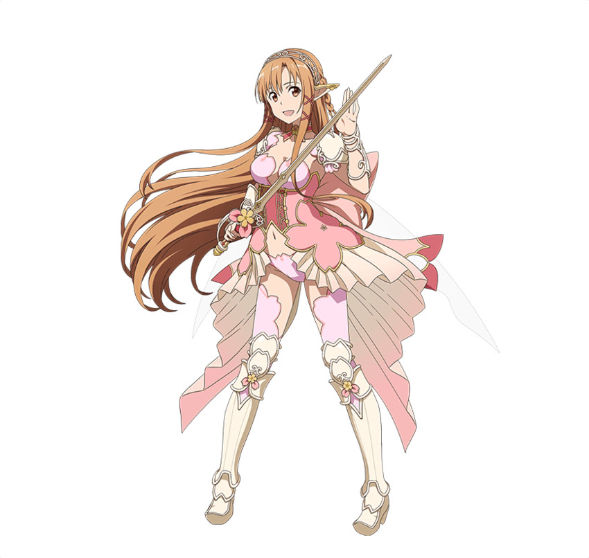 asuna and titania (sword art online and 1 more)