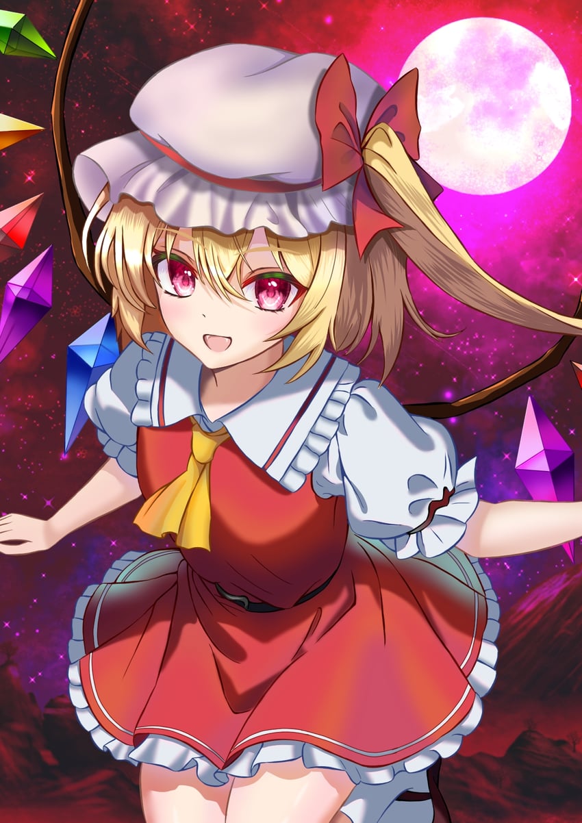 flandre scarlet (touhou) drawn by fang_you_lang_ling_zhe