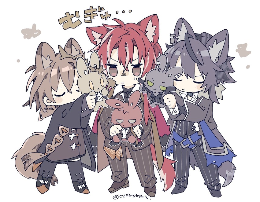 penance, vigil, and demetri certaldo (arknights) drawn by naguru_(cyoroama)