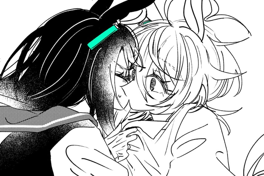 agnes tachyon and manhattan cafe (umamusume) drawn by nyakuru_(kanachiaki)