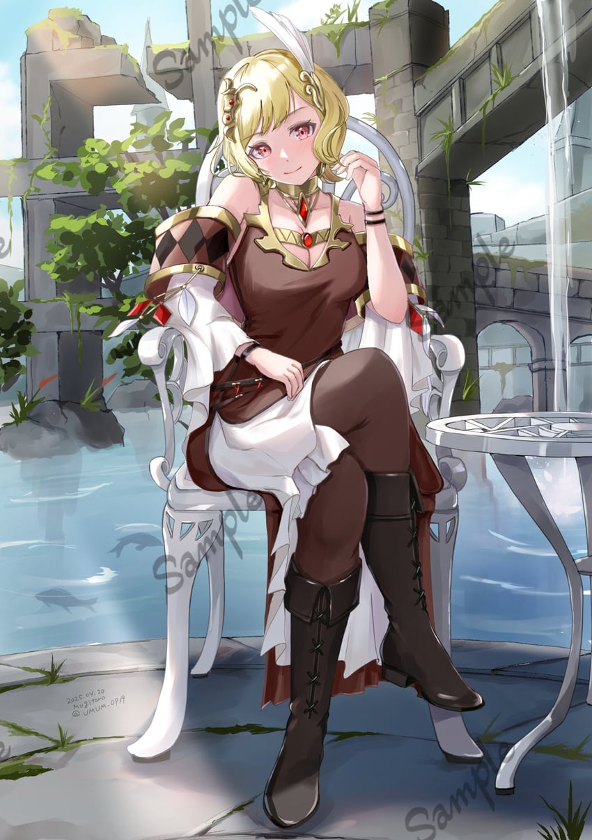 citrinne (fire emblem and 1 more) drawn by mugitoro_(dsfv2277)