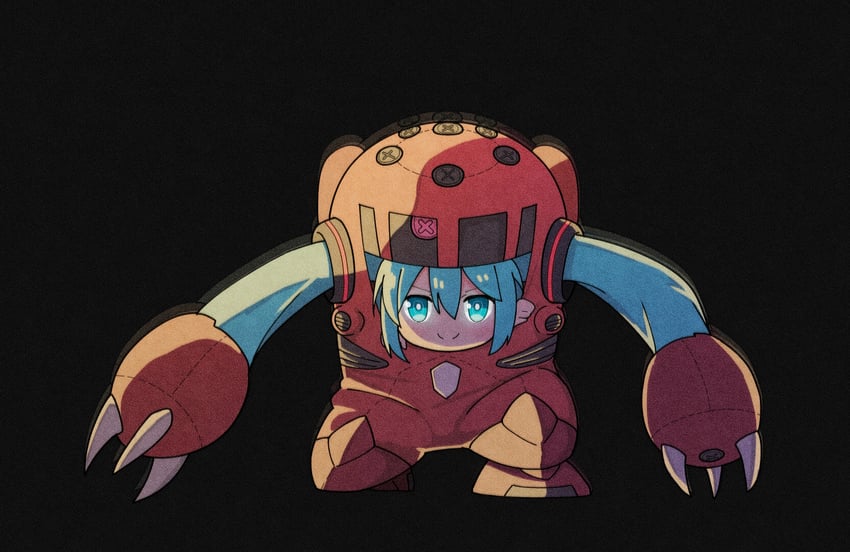 hatsune miku, z'gok, and z'gok char custom (vocaloid and 2 more) drawn by nkeo