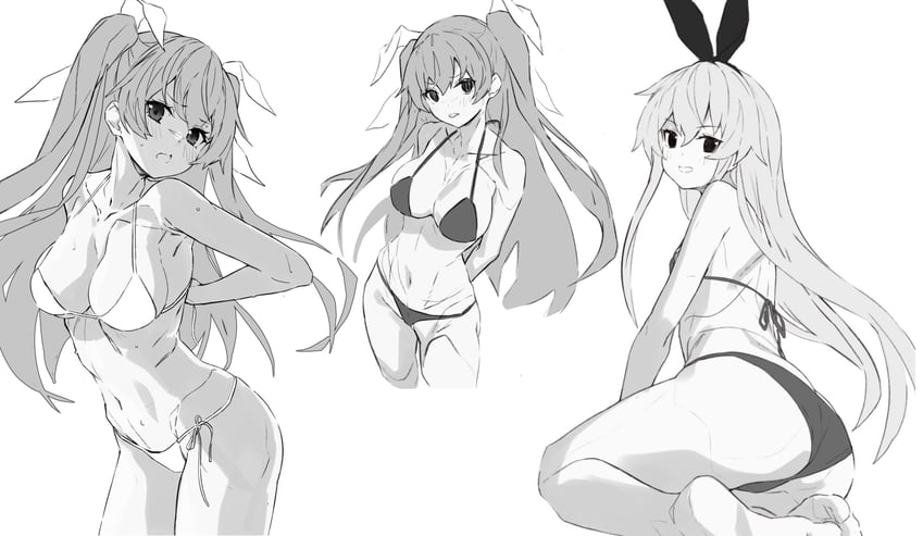 shimakaze and johnston (kantai collection) drawn by takanashi_kei_(hitsujikan)