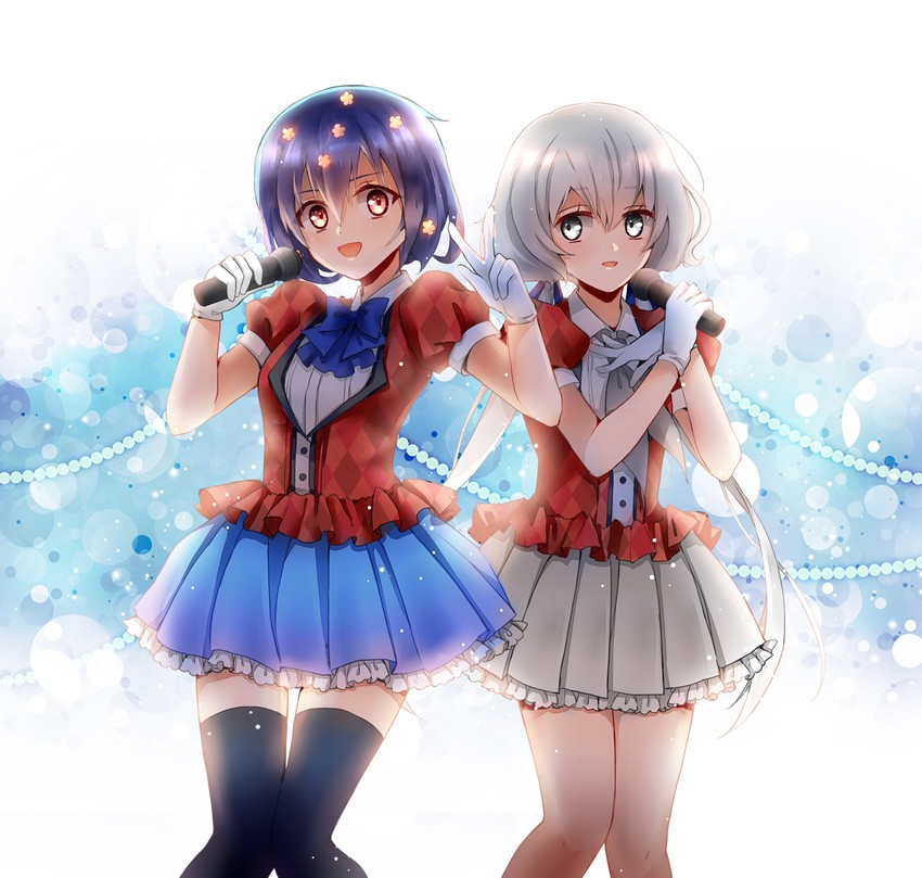 konno junko and mizuno ai (zombie land saga) drawn by lazy_orange