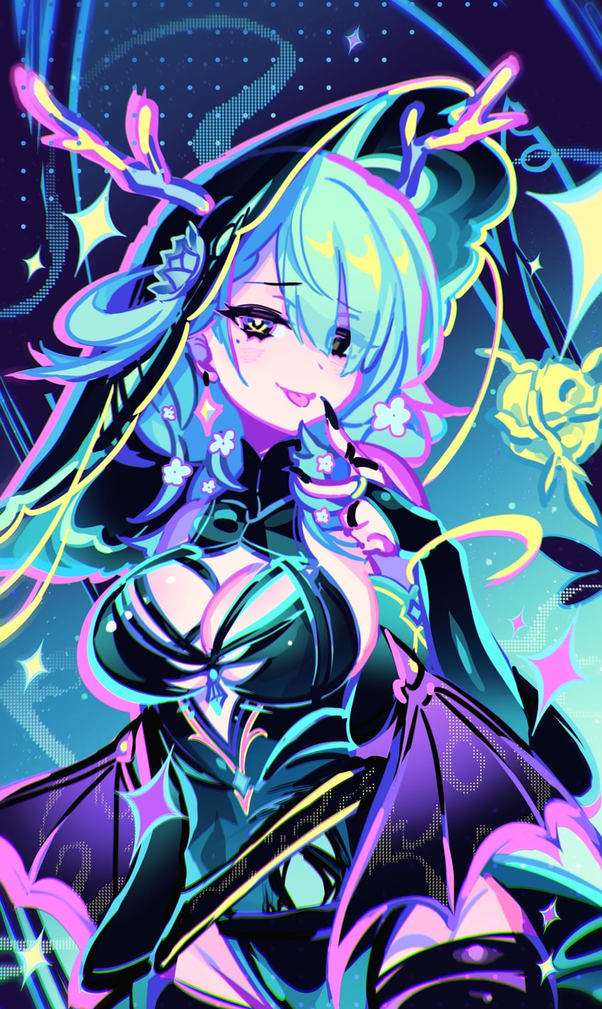 ceres fauna (hololive and 1 more) drawn by anzu_(anzuhan)