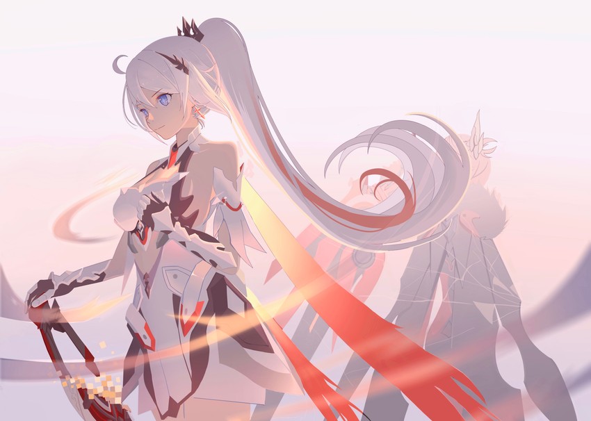 kiana kaslana and murata himeko (honkai and 1 more) drawn by xiaoji_k