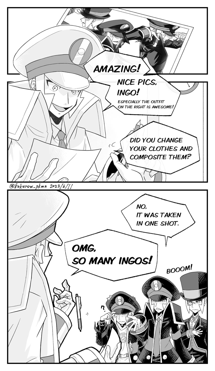 ingo and emmet (pokemon and 3 more) drawn by fukurow
