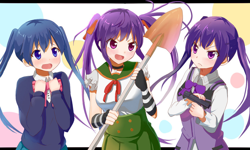 tedeza rize, ebisuzawa kurumi, komichi aya, and taneda risa (gochuumon wa usagi desu ka? and 3 more) drawn by maeshimashi