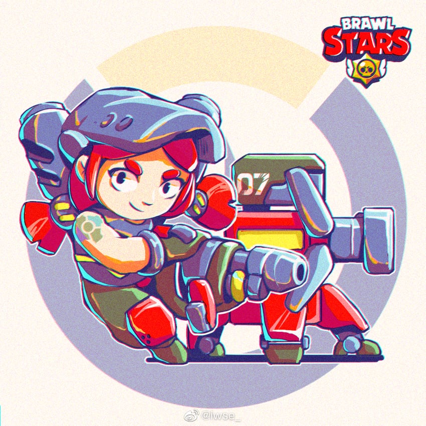 torbjorn and jessie (overwatch and 1 more) drawn by iwse_zhang
