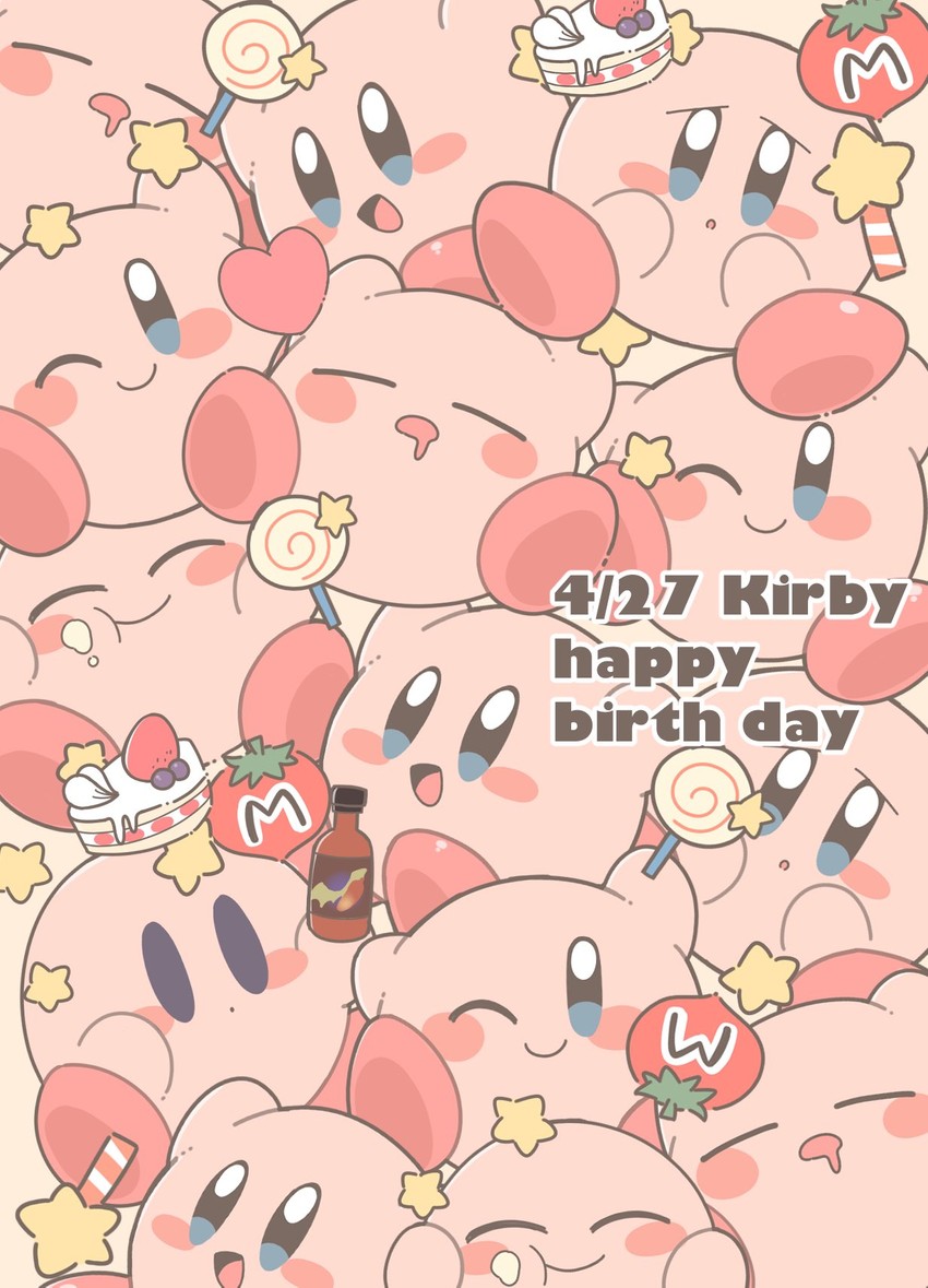 kirby (kirby and 1 more) drawn by mottarou_(maxanst03)