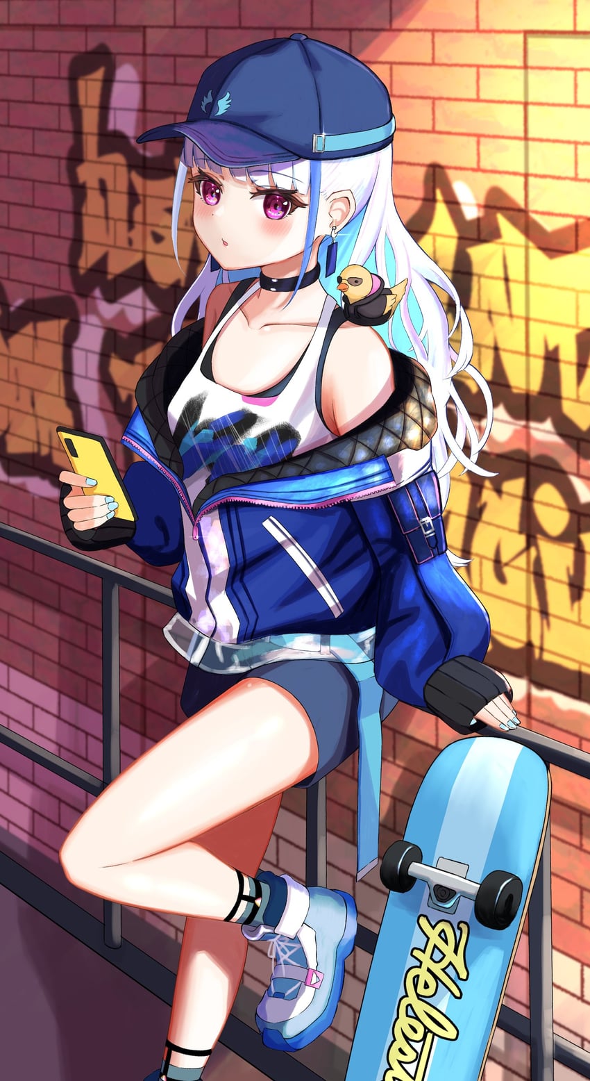 lize helesta and sebastian piyodore (nijisanji) drawn by emobico