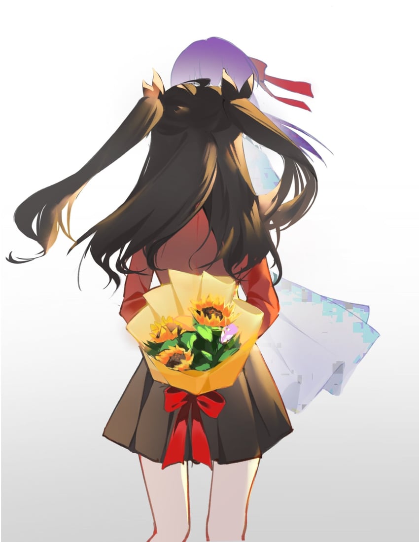 tohsaka rin and matou sakura (fate and 2 more) drawn by amiably_02