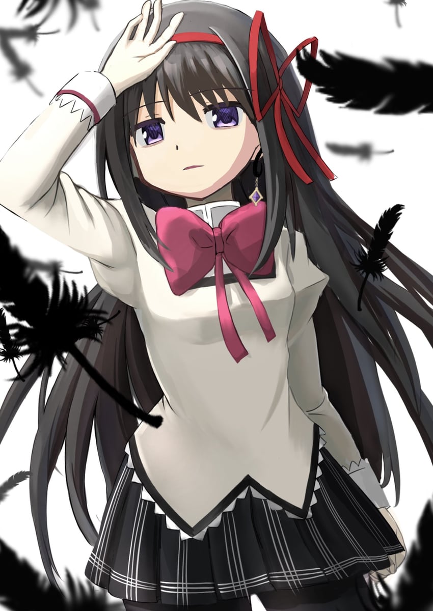 akemi homura (mahou shoujo madoka magica and 1 more) drawn by riuriumagi