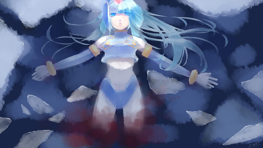 fairy leviathan (mega man and 1 more) drawn by m-zoner